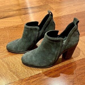 Vince Camuto Gray Suede Booties